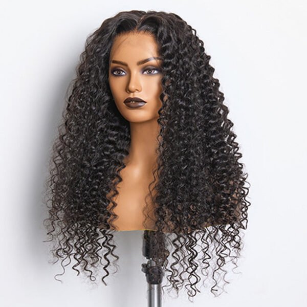 BooShai’s Glam Bar 180% Density HD 13x4 Full Frontal Lace Wig Deep Curly - Image 3