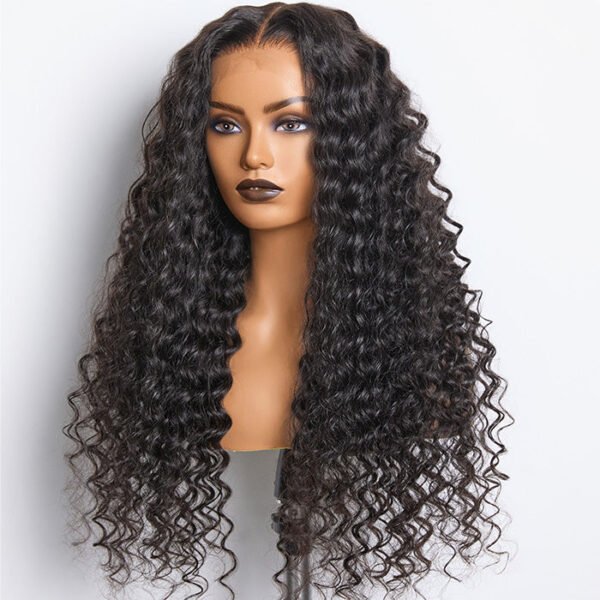 BooShai’s Glam Bar 180% Density HD 13x6 Full Frontal Lace Wig Deep Wave - Image 2