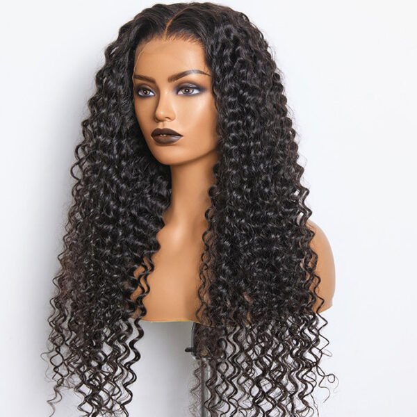 BooShai’s Glam Bar 180% Density HD 13x4 Full Frontal Lace Wig Deep Wave - Image 2