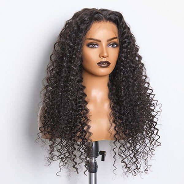 BooShai’s Glam Bar 180% Density HD 13x4 Full Frontal Lace Wig Deep Curly - Image 2