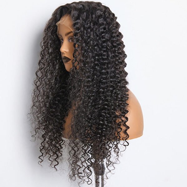BooShai’s Glam Bar 180% Density HD 13x4 Full Frontal Lace Wig Deep Curly - Image 5