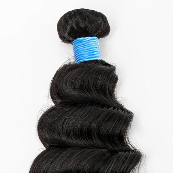 BooShai’s Glam Bar 14-26 Inch Ocean Wavy Virgin Brazilian Hair #1B Natural Black - Image 3