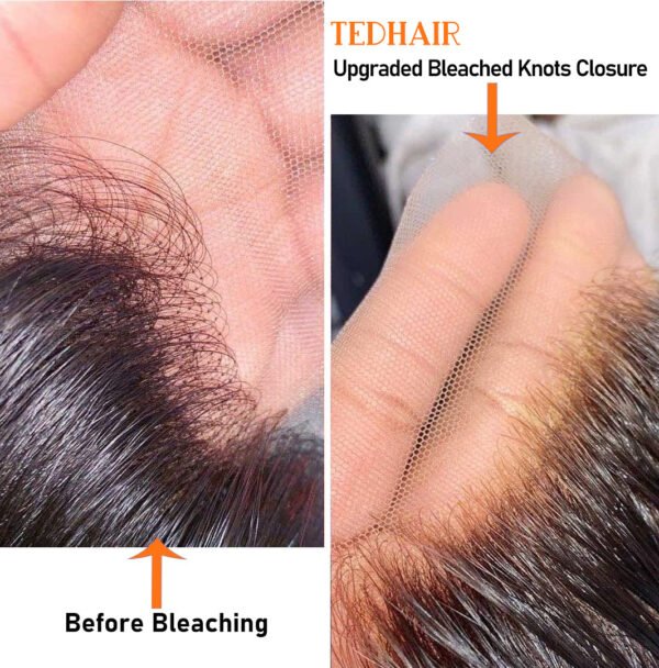 BooShai’s Glam Bar 14-20 Inch 4" x 4" HD Body Wave Free Parted Lace Closure #1B Natural Black - Image 5