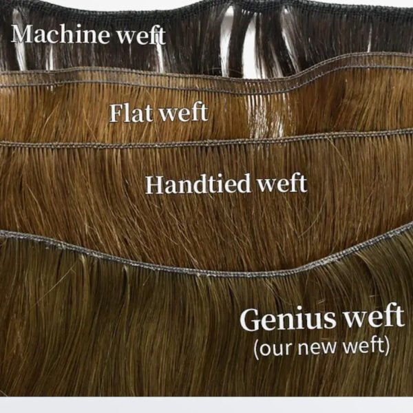 BooShai’s Glam Bar 18-24 Inches Ultra Thin Straight Genius Weft Dark #1B Natural Black - Image 7