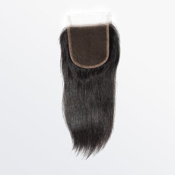 BooShai’s Glam Bar 12-20 Inch 4.5" x 4.5" Upgrade Straight Free Parted Lace Closure #1B Natural Black