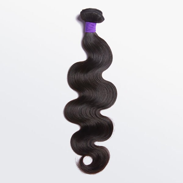 BooShai’s Glam Bar 10-30 Inch 12A Premium Raw Indian Hair Body Wavy #1B Natural Black｜One Bundle