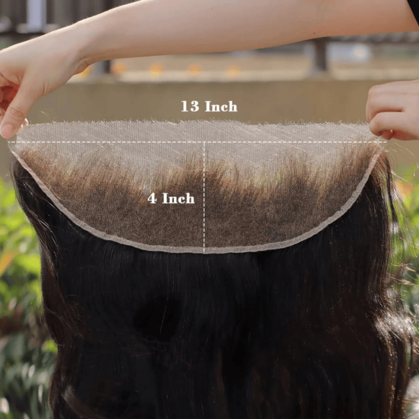 BooShai’s Glam Bar 14-20 Inch 13" x 4" HD Straight Free Parted Frontal #1B Natural Black - Image 6