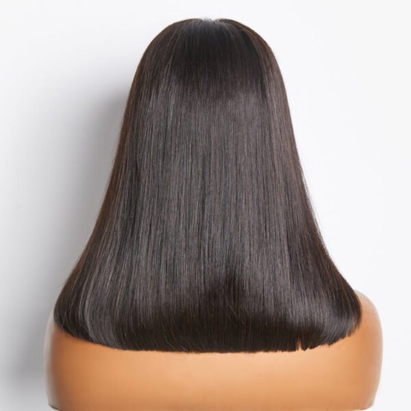 BooShai’s Glam Bar 5x5 Glueless Lace Closure Bob Wig 150% Density Straight - Image 3