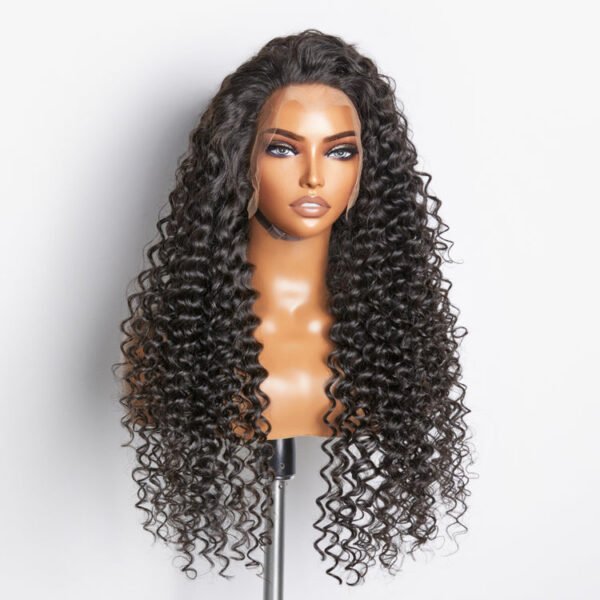 BooShai’s Glam Bar 200% Density 13x4 Full Frontal Lace Wig Deep Wave - Image 3