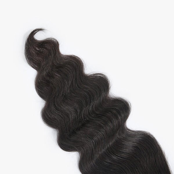 BooShai’s Glam Bar 14-18 Inch Upgrade 2.0 5" x 5" HD Body Wavy Free Parted Lace Closure #1B Natural Black - Image 3