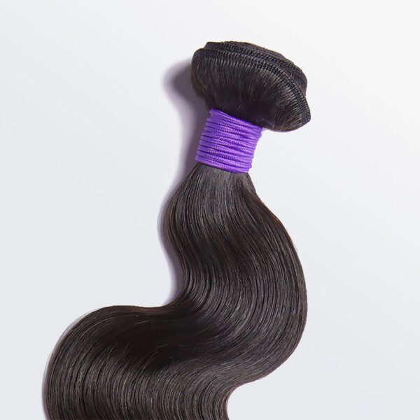 BooShai’s Glam Bar 10-30 Inch 12A Premium Raw Indian Hair Body Wavy #1B Natural Black｜One Bundle - Image 9