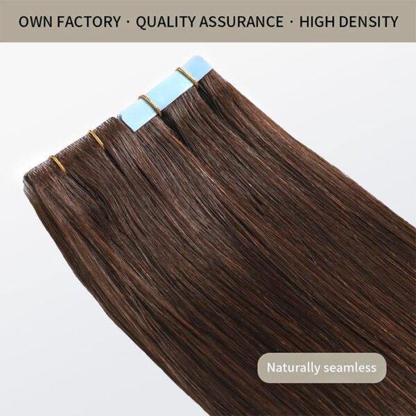 BooShai’s Glam Bar Seamless Injected Hand-Tied Invisible Tape In Hair Extension 20Pcs Virgin Human Hair - Image 4