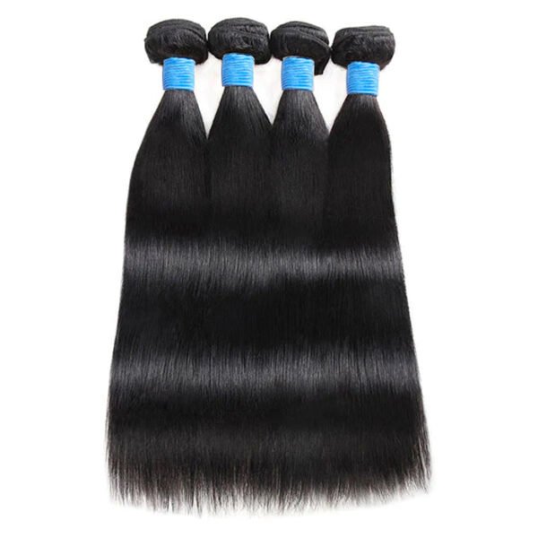 BooShai’s Glam Bar 10-36 Inch Straight Virgin Brazilian Hair #1B Natural Black - Image 4