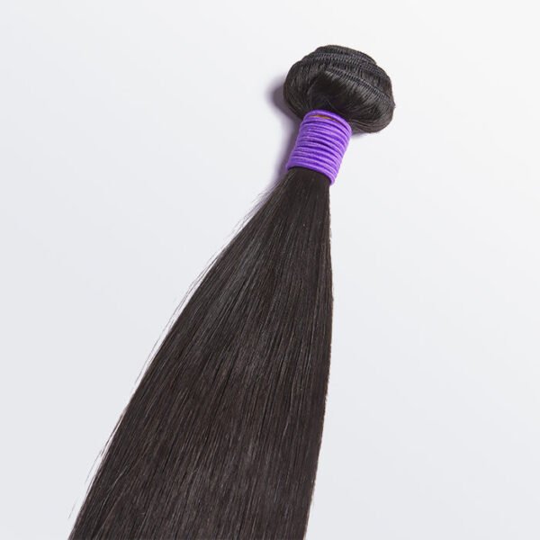 BooShai’s Glam Bar 10-30 Inch 12A Premium Raw Indian Hair Straight #1B Natural Black ｜One Bundle - Image 7