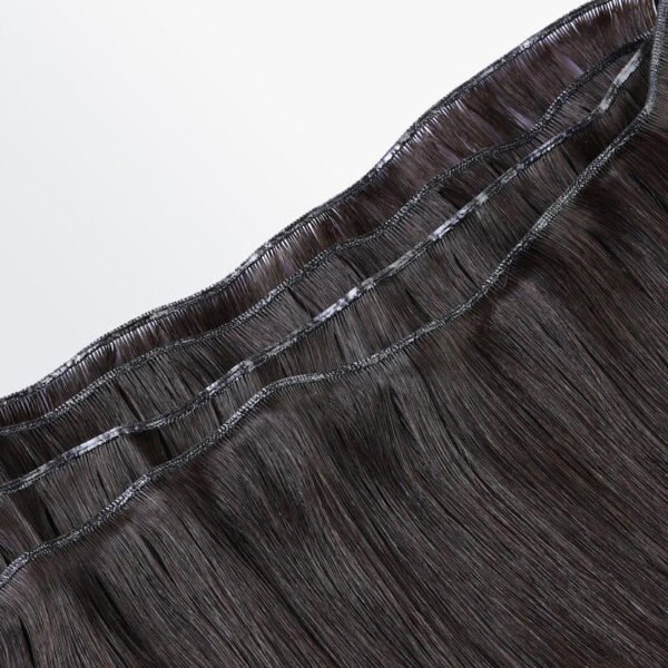 BooShai’s Glam Bar 18-24 Inches Ultra Thin Straight Genius Weft Dark #1B Natural Black - Image 6