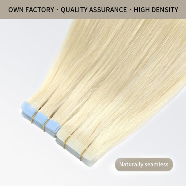 BooShai’s Glam Bar Seamless Injected Hand-Tied Invisible Tape In Hair Extension 20Pcs Virgin Human Hair - Image 6