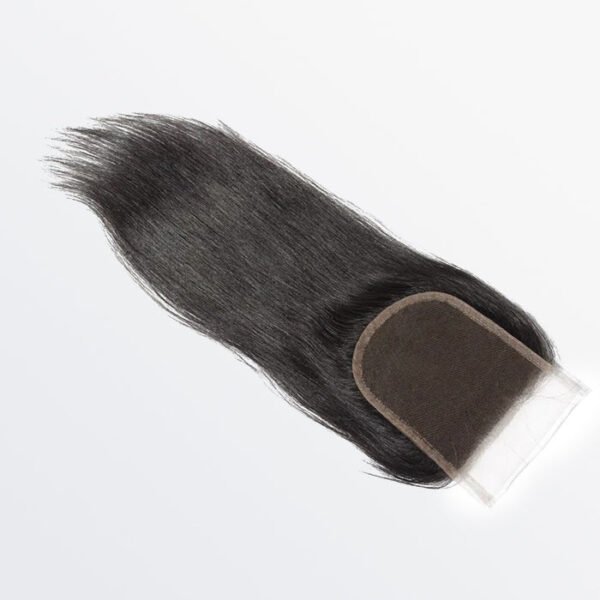 BooShai’s Glam Bar 12-20 Inch 4.5" x 4.5" Upgrade Straight Free Parted Lace Closure #1B Natural Black - Image 6