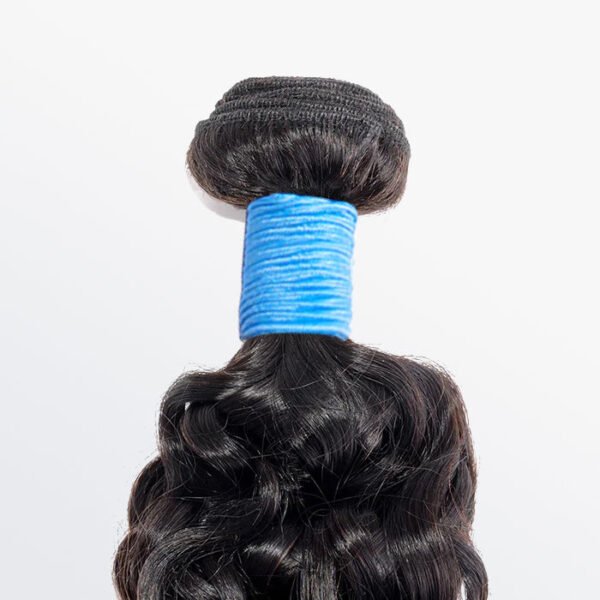 BooShai’s Glam Bar 10-30 Inch Water Wave Virgin Brazilian Hair #1B Natural Black - Image 3