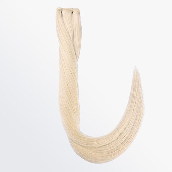 BooShai’s Glam Bar 18-24 Inches Ultra Thin Straight Genius Weft Light #613 Lightest Blonde - Image 5