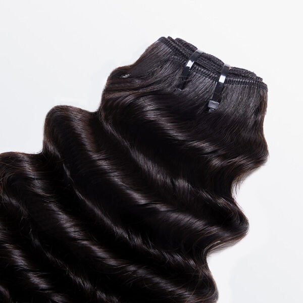 BooShai’s Glam Bar 18-30 Inches Raw Vietnam Hair Bundles Deep Wavy #1B Natural Black - Image 4