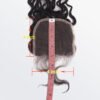 BooShai’s Glam Bar 14-20 Inch 4" x 4" Italy Curly Free Parted Lace Closure #1B Natural Black - Image 5