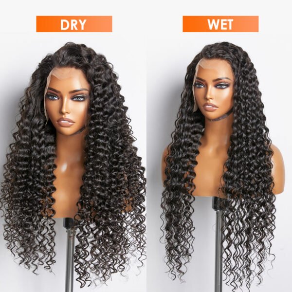 BooShai’s Glam Bar 200% Density 13x4 Full Frontal Lace Wig Deep Wave - Image 8