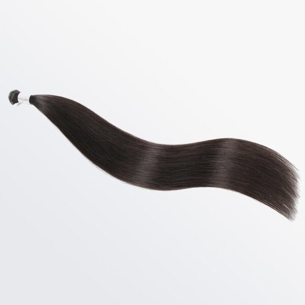 BooShai’s Glam Bar 18-24 Inches Ultra Thin Straight Genius Weft Dark #1B Natural Black - Image 2