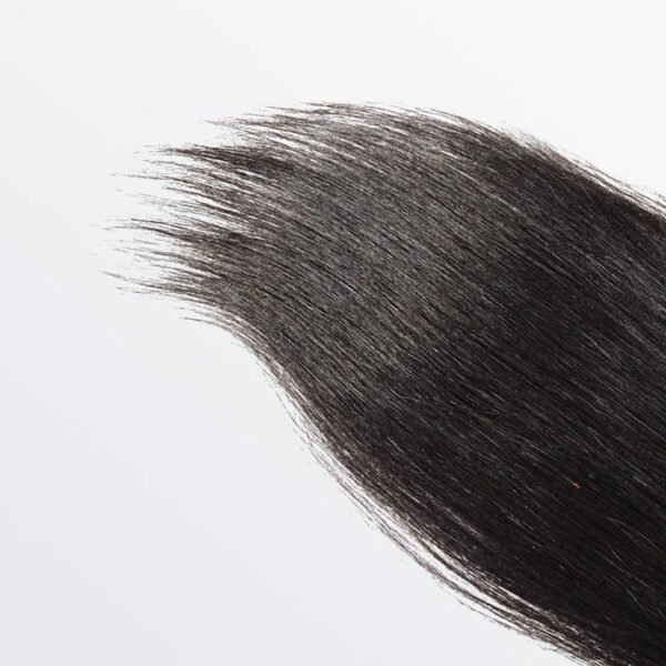 BooShai’s Glam Bar 12-20 Inch 4.5" x 4.5" Upgrade Straight Free Parted Lace Closure #1B Natural Black - Image 4