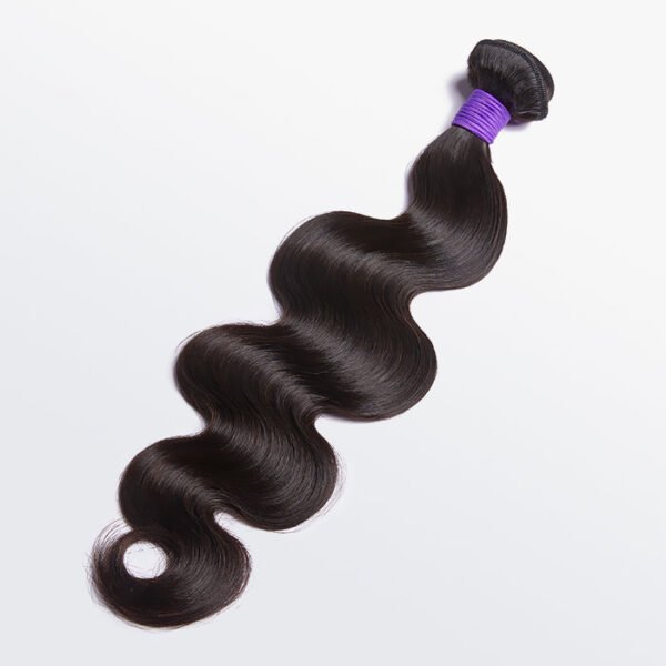 BooShai’s Glam Bar 10-30 Inch 12A Premium Raw Indian Hair Body Wavy #1B Natural Black｜One Bundle - Image 2