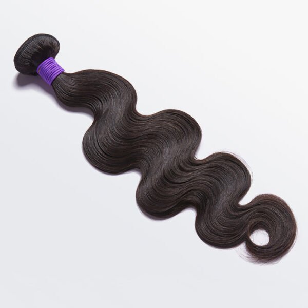 BooShai’s Glam Bar 10-30 Inch 12A Premium Raw Indian Hair Body Wavy #1B Natural Black｜One Bundle - Image 10