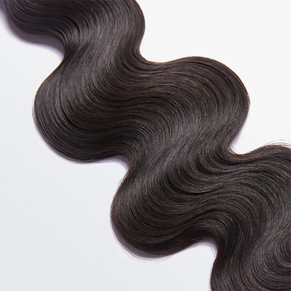 BooShai’s Glam Bar 10-30 Inch 12A Premium Raw Indian Hair Body Wavy #1B Natural Black｜One Bundle - Image 8
