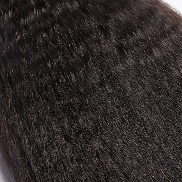 BooShai’s Glam Bar 10-30 Inch Kinky Straight Virgin Brazilian Hair #1B Natural Black - Image 7