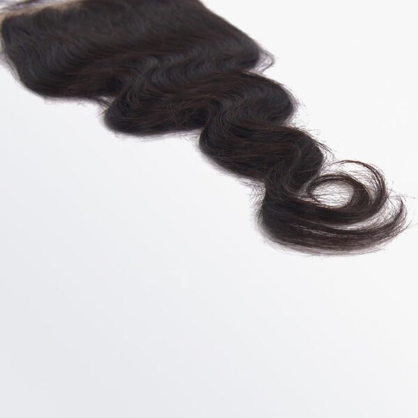 BooShai’s Glam Bar 12-20 Inch 5" x 5" Body Wavy Free Parted Lace Closure #1B Natural Black - Image 5