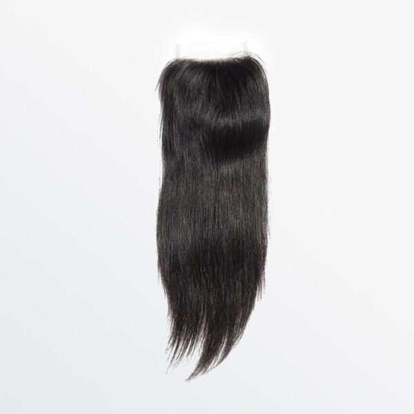 BooShai’s Glam Bar 12-20 Inch 4.5" x 4.5" Upgrade Straight Free Parted Lace Closure #1B Natural Black - Image 7
