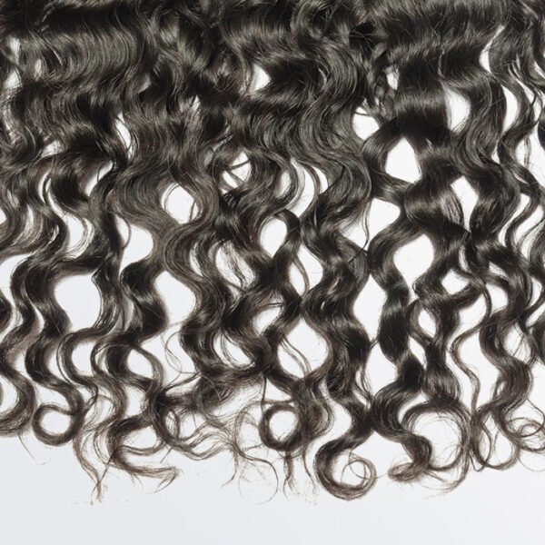 BooShai’s Glam Bar 14-20 Inch 13" x 4" Natural Wavy Free Parted Frontal #1B Natural Black - Image 3