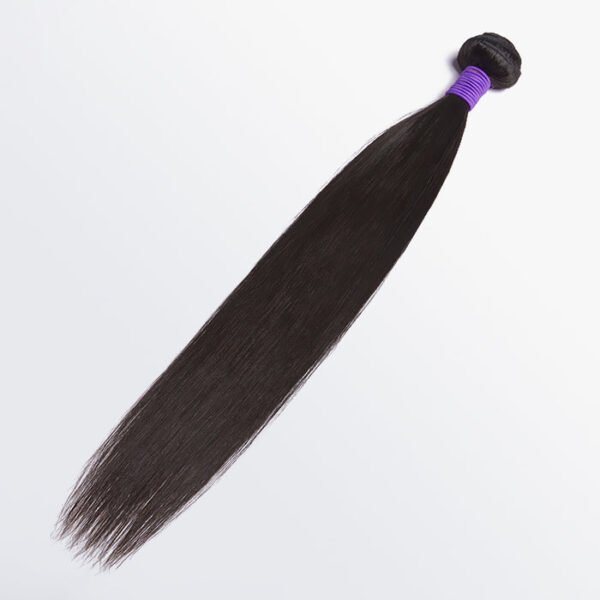BooShai’s Glam Bar 10-30 Inch 12A Premium Raw Indian Hair Straight #1B Natural Black ｜One Bundle - Image 8