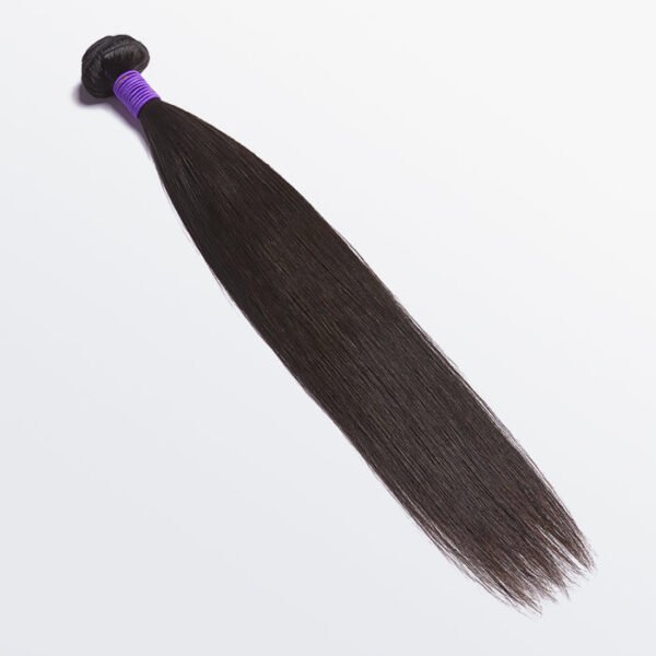 BooShai’s Glam Bar 10-30 Inch 12A Premium Raw Indian Hair Straight #1B Natural Black ｜One Bundle - Image 9