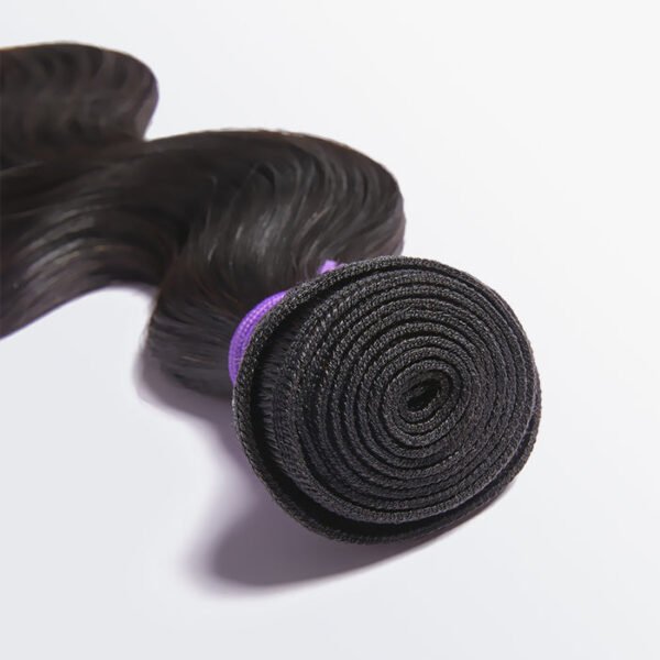 BooShai’s Glam Bar 10-30 Inch 12A Premium Raw Indian Hair Body Wavy #1B Natural Black｜One Bundle - Image 11
