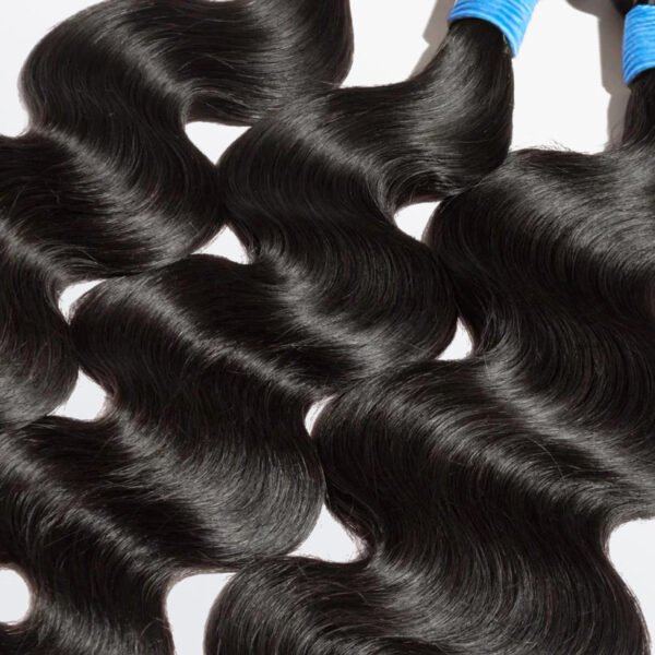 BooShai’s Glam Bar 10-36 Inch Body Wavy Virgin Brazilian Hair #1B Natural Black - Image 2