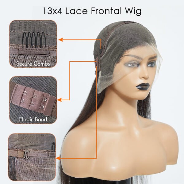 BooShai’s Glam Bar 200% Density 13x4 Full Frontal Lace Wig Straight - Image 11